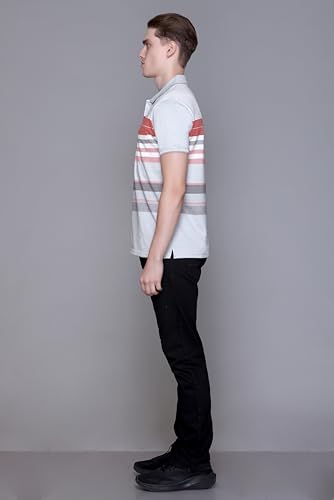 Image of SANE ORIGINALS Polo T-Shirt for Men with Pocket || Striped Polo for Men