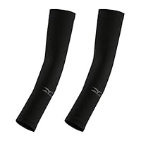 Mizuno Men’s Armguard ein Paar Stulpen, Volley Volleyball, Herren, schwarz, Einheitsgröße.
