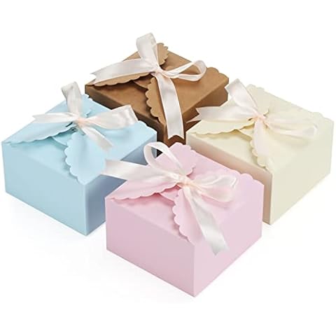 Belle Vous 20 Pack Scalloped Gift Boxes Cover