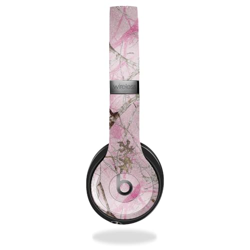 Image of Glossy Glitter Skin Compatible with Beats Solo 4 - Conceal Pink - Premium 3M Vinyl Protective Wrap Decal Cover - Easy to Apply | Crafted in The USA by MightySkins