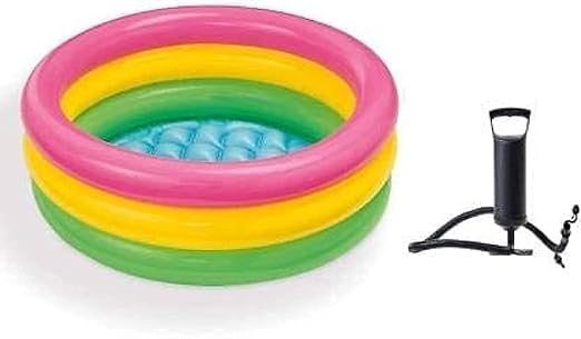 Summer Special 2 feet Inflatable Kid Swimming Pool with Air Pump, Bath tub, Water Pool for Kids (Multicolor)-image-44