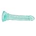 5.7 Inch Realistic Dildo, Body-Safe Material Lifelike Anal Dildo Powerful Suction Cup Dildo,Flexible Cock Adult Sex Toy from Women (Green)