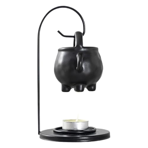 Aroma Candle Burner - Difusor de caauldron para dormitorio, boca grande con diseño de mango, fragrance oil heating, oficina apartamento granja, sala de estar, uso de cumpleaños para el hogar