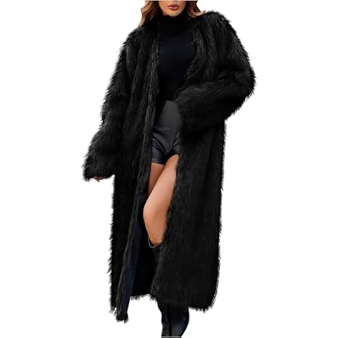 Generic 2025 Women's Faux Fur Leather Jacket Cover