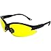 Global Vision Eyewear Cougar Safety Glasses, Yellow Tint Lens