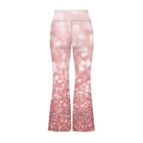 Image of Girls Flare Leggings 5-14T Cute Bell Bottoms for Girl Yoga Pants for Gym