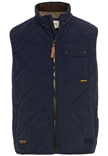 Preisvergleich Produktbild camel active Herren Steppweste mit Stehkragen Dunkelblau menswear-54