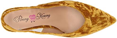 Penny Loves Kenny Women's Dashing Pump, Gold Crushed Velvet, 8 Medium US | Image 4