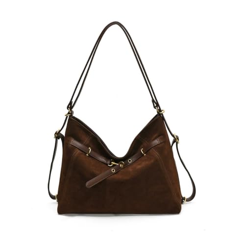 Bolso Tote de gamuza para mujer, convertible mochila miniatura 1