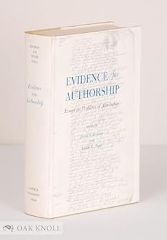 Hardcover Evidence for Authorship - Essays On Problems Of Attribution [Unknown] Book