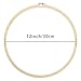 Caydo 12 Pieces 12 Inch Embroidery Hoops Wooden Round Adjustable Circle Cross Stitch Hoop Ring Bulk Wholesale for Art Craft Handy Sewing