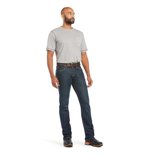 Image of ARIAT Men's Rebar M7 Durastretch Edge Stackable Straight Leg Jean