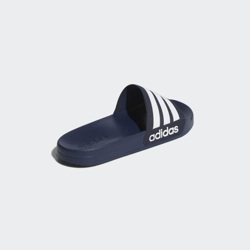 adidas Men's Adilette Shower Slides 4 Collegiate Navy/White/Collegiate Navy