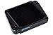 Alphacool NexXxos ST30 Full Copper X-Flow Radiator 140, 140mm x 1, Single Fan, Black