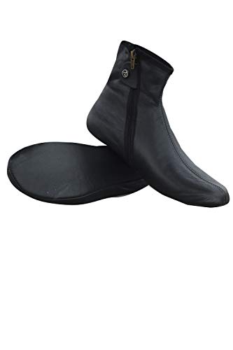 Image of Azad Genuine Leather White Socks
