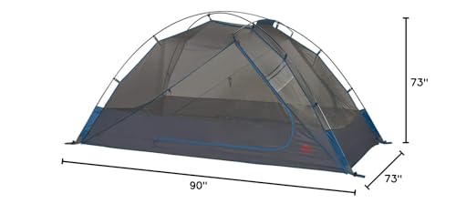 Kelty Night Owl Backpacking Camping Tent, 3-Season 2P or 3P Thru Hiking Shelter – Lightweight Aluminum Frame, Ceiling Pocket 2 Doors 2 Vestibules (3P)