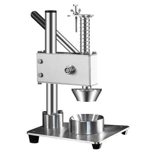 Epidioxi Egg Tart Skin Press Manual Egg Tart Maker Machine Commercial Tart Tamper Pie Dough Tamper Egg Tart Skin Former with Stainless Steel Mold