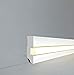 Produktbild LED/Licht Fuß- u. Sockelleisten"Brühl" MDF foliert / 721.1958L | LED Sockelleiste | Lichtleiste | Inklusive weißer Abdeckung| Profisockelleisten Weiß