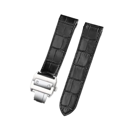 [LYBELIRH] JeBG TgX EHb`oh TgX 100 Y fB[X tH[fBOobN Xgbv 20mm 23mm Ή{vEHb`Xgbv(Black Silver,20mm)