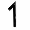 NACH Floating Mount House Address Shadow Number For Outside, HH-SDW6-BLK-1, Black Aluminum, 6 inch, #1, Maximum Rust…