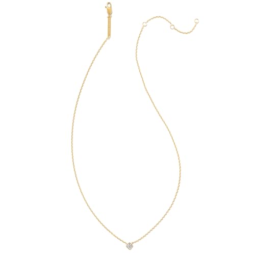 Kendra Scott Tiny Dira White Diamond Pendant Necklace2