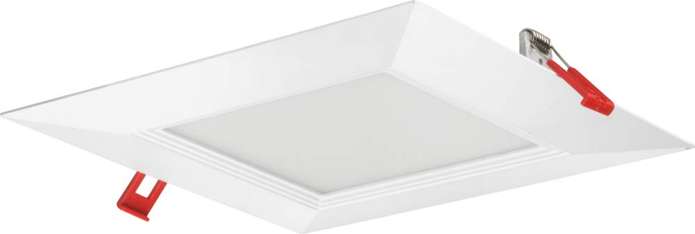 Lithonia Lighting WF3 LED 8W 3000K Ultra-Thin Recessed Ceiling Light – Dimmable, Bronze Trim, Wet Rated