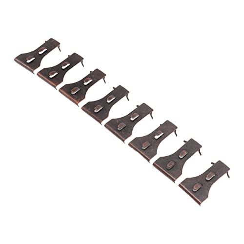 Image of Jeanoko 8Pcs Brick Hook Clips, Heavy Duty Brick Hanging Clips for Hanging Outdoors Brick Hanger Fits Standard Size Bricks 2 1 /4 Inch to 2 3 /8 Inch in Height for Outdoors Wall Pictures