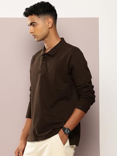 Image of Dillinger Men Oversized Long Sleeve Polo Tshirt