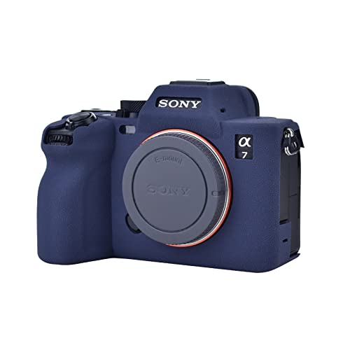 Funda de silicona para cámara Sony Alpha 7 IV, azul miniatura 2