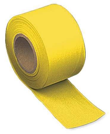 Taffeta Flagging Tape, Yellow, 300ft x 2In