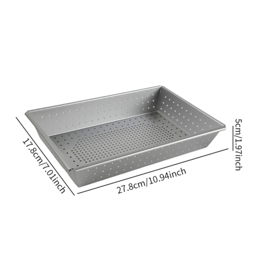 Plateau à pizza robuste anti-déformation en aluminium pour four de restaurant - 6