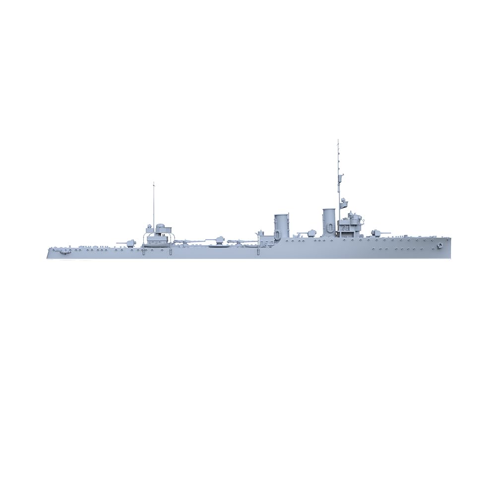 MRY-SFW SSC350605-A 1/350 zestaw do budowy modelu wojskowego, włoski niszczyciel klasy Leone z 1938 r., segmentowany kadłub