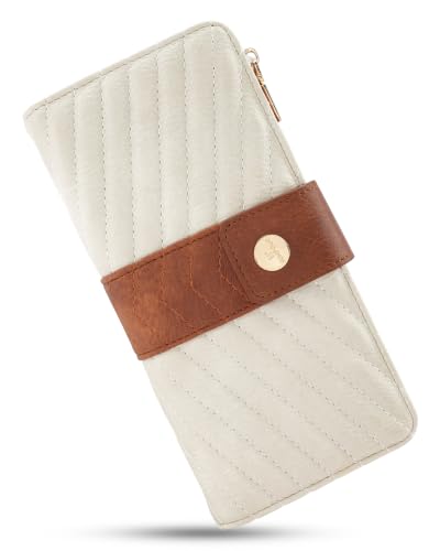 Image of Women's Trifold Wallet,Large Capacity RFID Long Wallet
