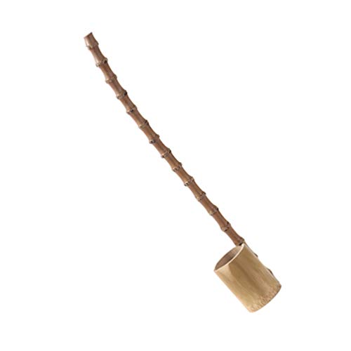 DOITOOL Bamboo Wine Ladle Handmade Spoon Long Handle Serving Spoon Dipper Ladle Kitchen Tool