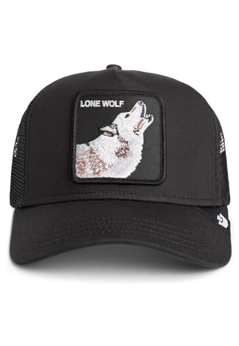 Goorin Bros. Trucker Lone Wolf Void Black - Gorra (talla única), color negro
