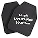 Hehyxade Tactical Foam SAPI Plates 4Pcs, Lightweight Inner Liner Foam Plates Sturdy Dummy Plates Absorb Impact EVA Pads Fit for Tactical Vest Plate Carrier