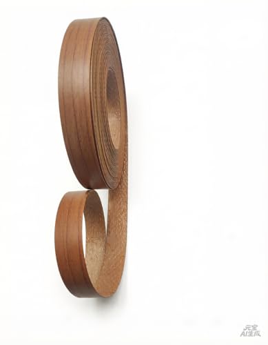 Image of HGKJHFmelamine Edging Tape. 1.6cm*25ft,pre Coated with hot melt Adhesive Flexible Veneer Edge Edging, Used for Cabinet and Furniture Maintenance (No13-Cherry Wood Color, 1.6cm*25ft)