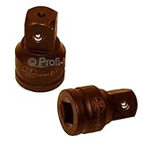 Druckluft-Schlagschrauber-Adapter 1/2" auf 3/4" Druckluftschrauber Nuß Extra Stark