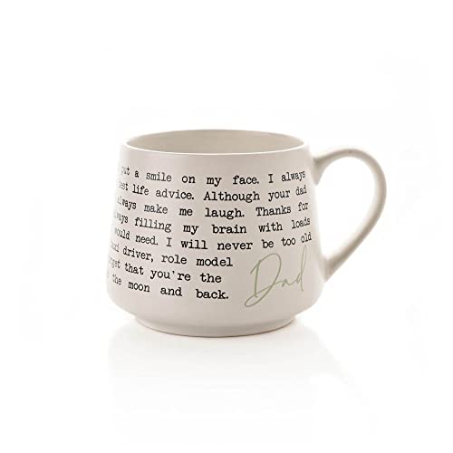 Stoneware Mug with Sentiment Wording - Dad - Image 2
