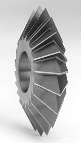 Image of 2 3 /4 inch Diameter, 1 /2 inch Wide Double Angle Cutter, 45 Degree Angle, HSS, Super Tool, 185407, USA Made