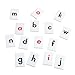 Really Good Stuff EZread Lowercase Letter Tiles, Set of 77 - Ages 4-9, Grade K-3, Alphabet for Kids, Literacy Activity, Educational, Word Building, Classroom Must Haves
