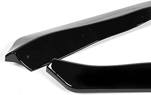 3PCS Front Bumper Lip Kit fit for compatible with 2003-2005 Nissan 350Z Z33, CT-Style Splitter Trim Protection Spoiler, Air-Dam-Chin-Diffuser (Painted Black)