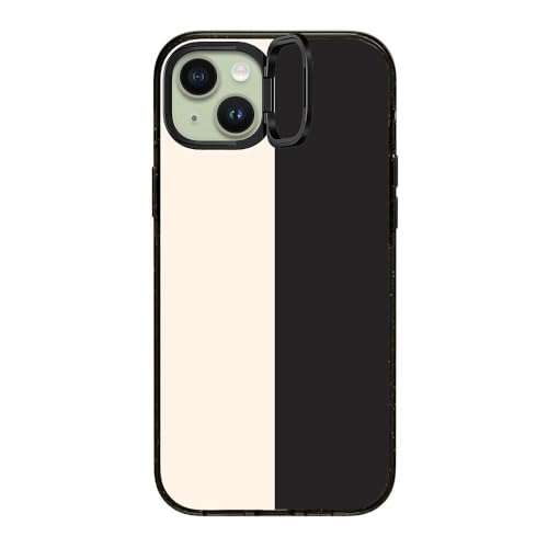 Coque iPhone 15 Plus CASETiFY noire et blanche avec anneau de support MagSafe - 3