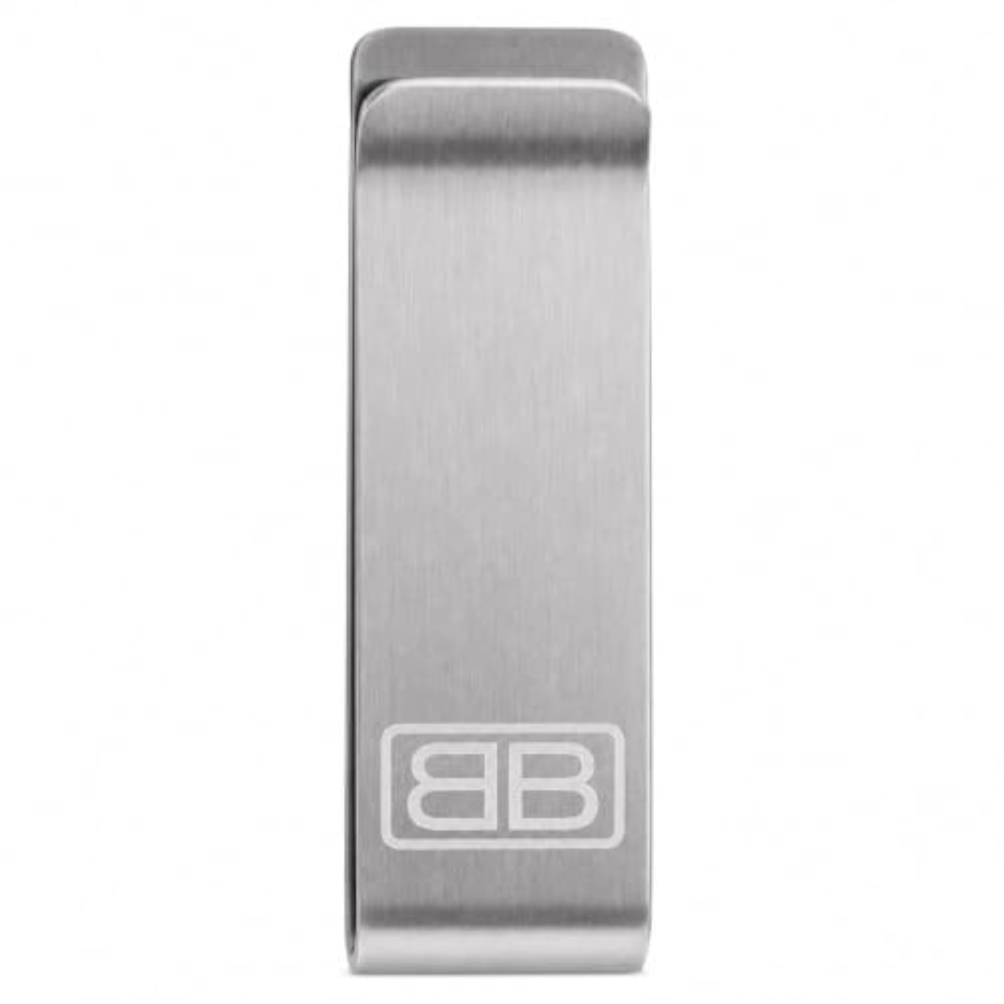 Modern Stainless Steel Money Clip Wallet, Slim Cash Holder