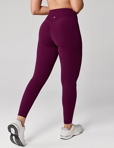 Image of UNISSU Hugcurve No Front Seam High Waisted Workout Leggings for Women Buttery Soft Yoga Pants Gym Athletic Tights - 25''