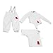 Drfeify Fencing Uniform Suit, Thickened Ripstop CE350N Adjustable Breathable Kids Sports Training Suit Pants Jacket Vest Set (50)