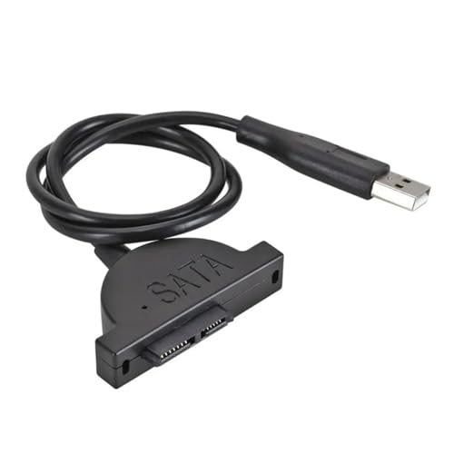 Cable Adaptador USB 2.0 a MI NI Sata 15 cm Negro miniatura 5