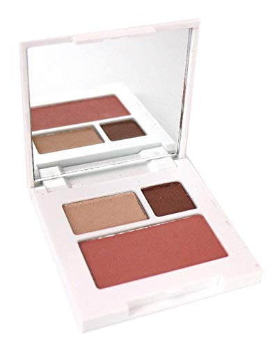 Clinique Colour Surge Eye Shadow Duo Like Mink 0.03oz/1g &Blushing Blush Powder Blush/sunset Glow 0.06oz/1.8g