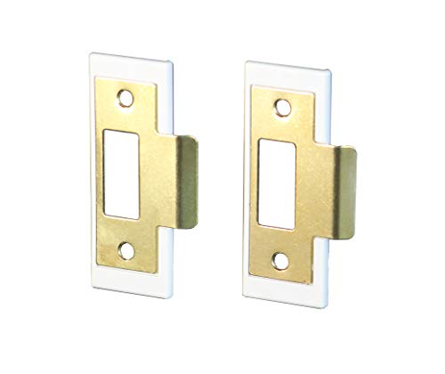 Fix-A-Latch Interior 2-Pack with Brass Finish