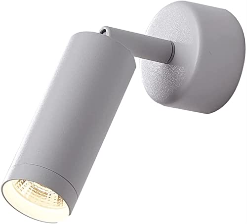 Lámpara de pared LED moderna con foco giratorio de techo para mesita de noche en hotel